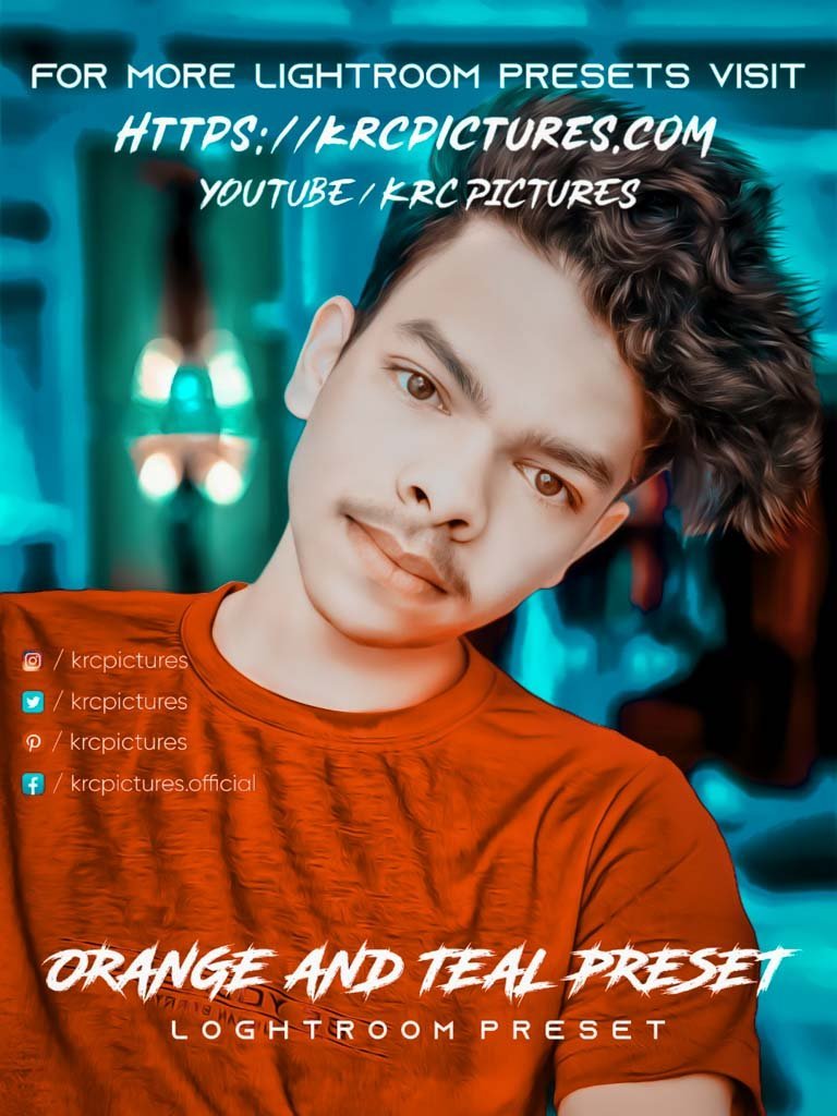 You are currently viewing Orange and teal preset