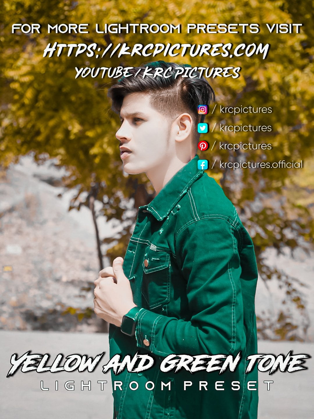 You are currently viewing Yellow and green tone preset