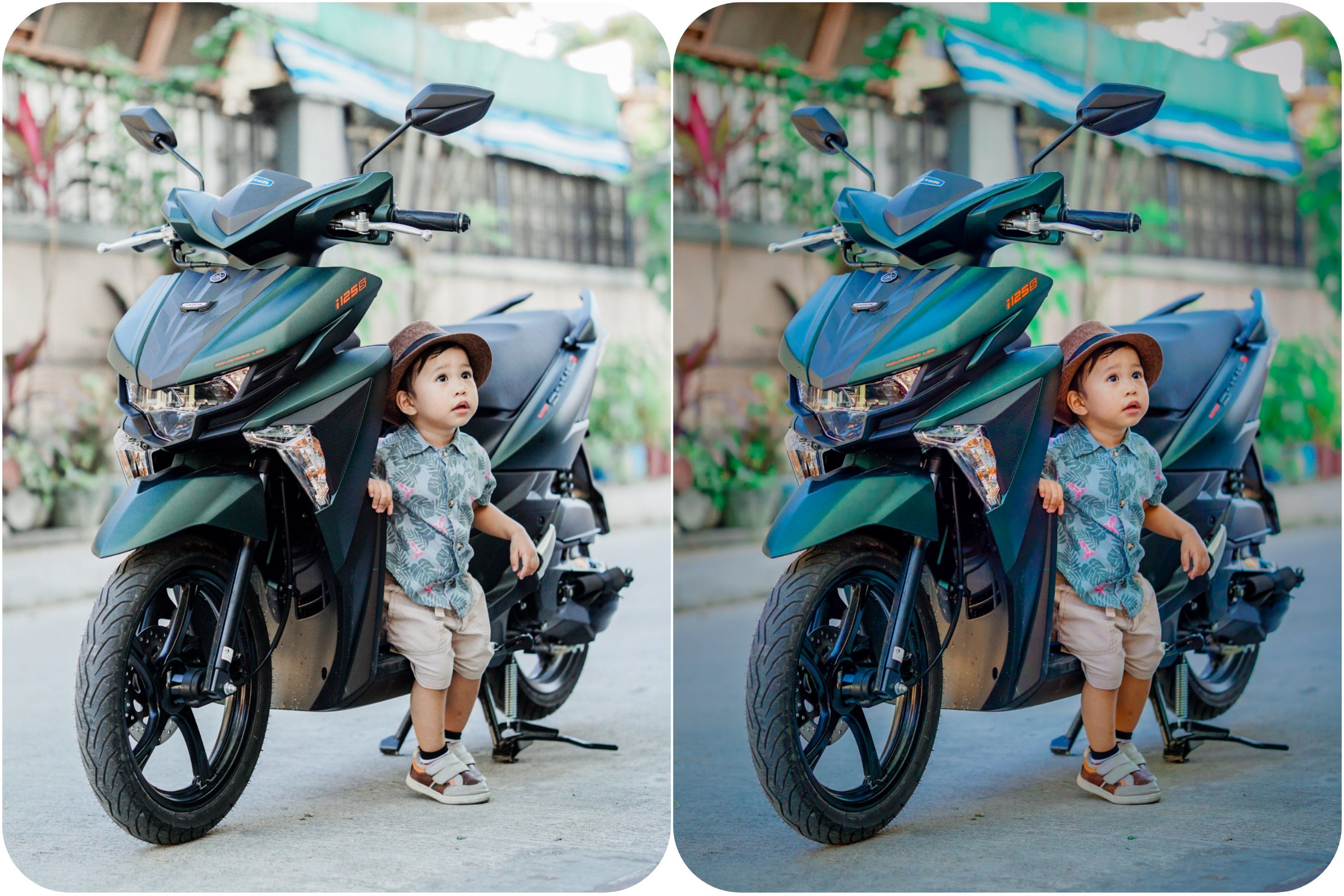 lightroom preset natural tone before and after