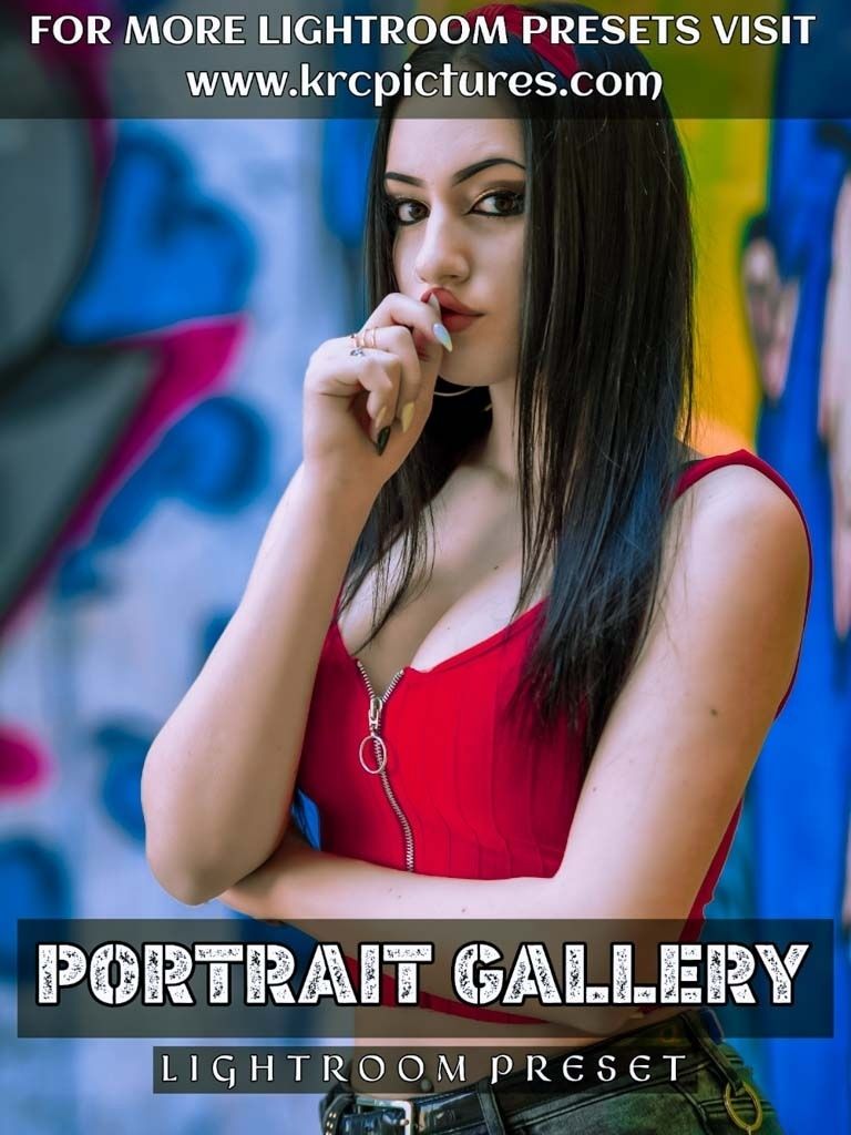 Portrait gallery lightroom preset