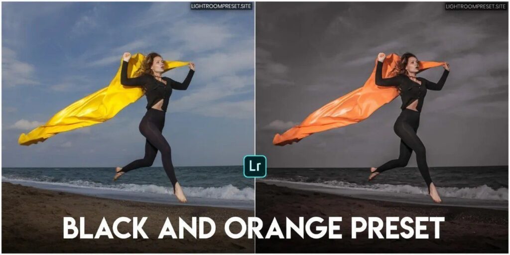lightroom presets black and orange