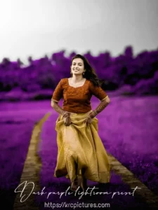 Read more about the article Dark purple lightroom preset