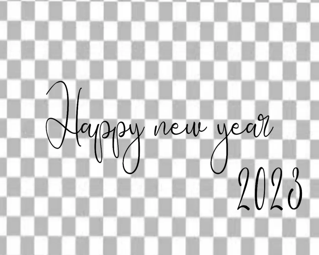 Happy new year text png download free
