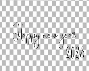 Happy new year text png download free