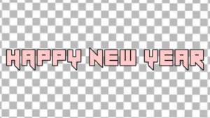 Read more about the article Happy new year text png download free