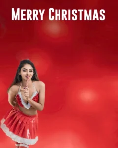 Hot santa girl background download