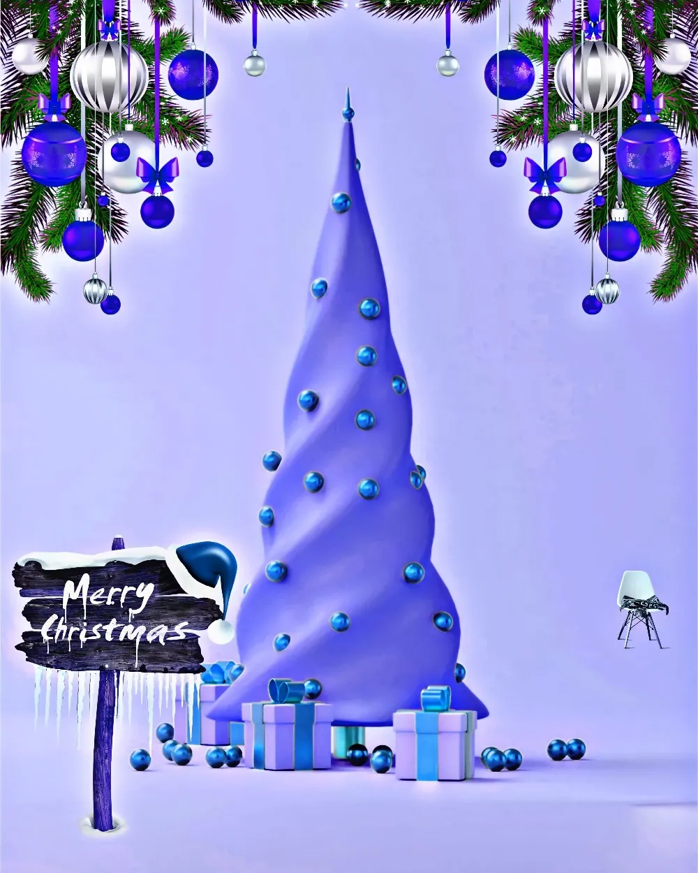 You are currently viewing Blue Christmas tree picture download in high quality