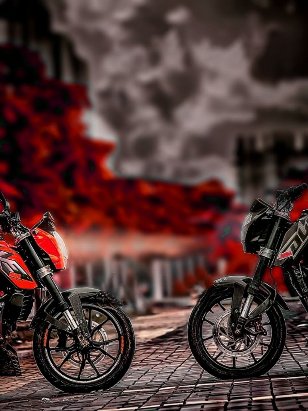 KTM, Bullet bike cb background in HD - Free Download