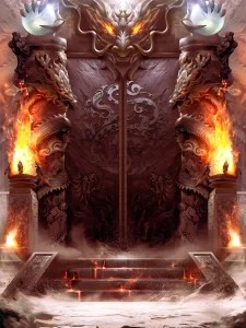 Read more about the article Door of hell photo editing background download