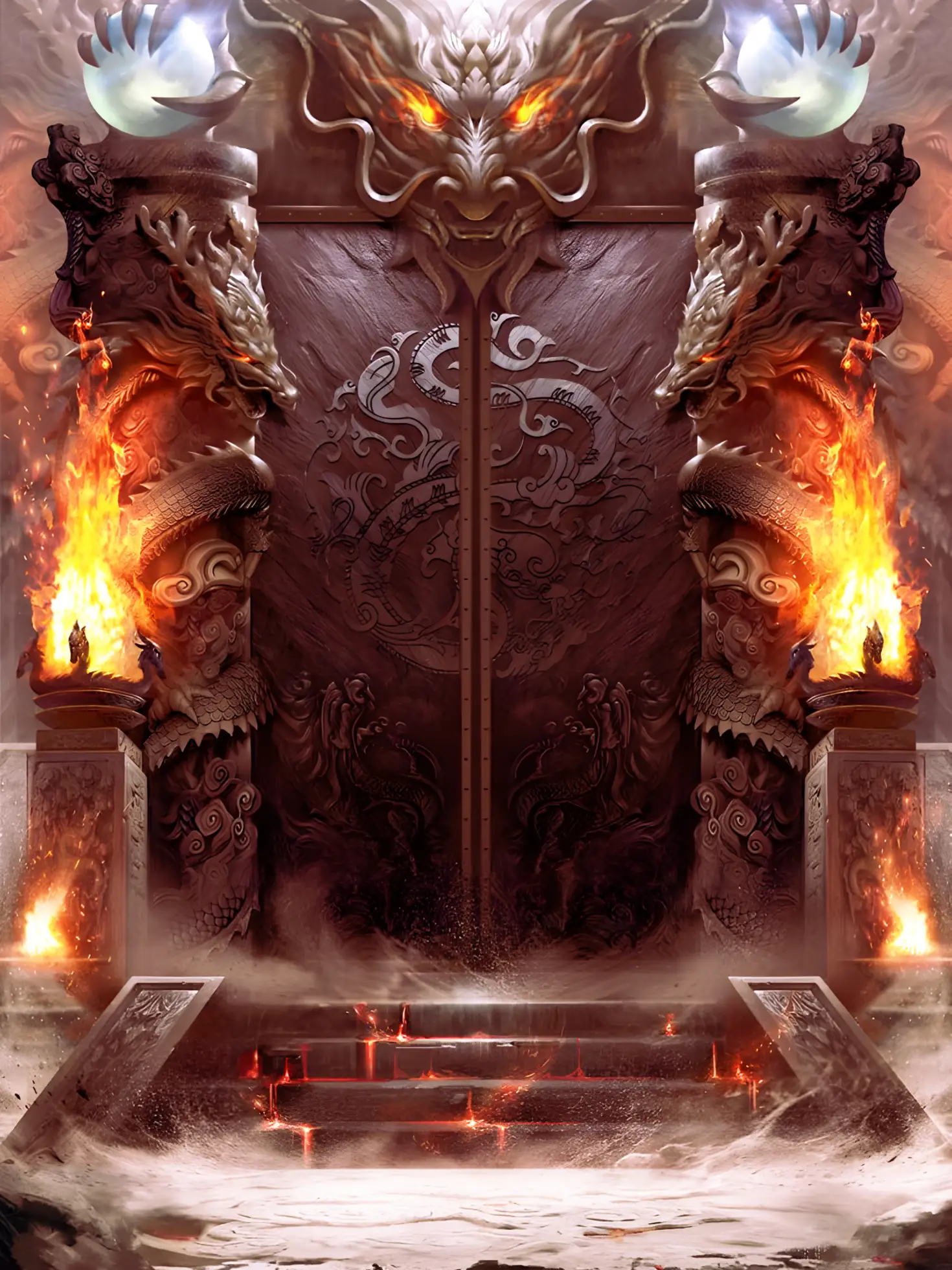 You are currently viewing Door of hell photo editing background download
