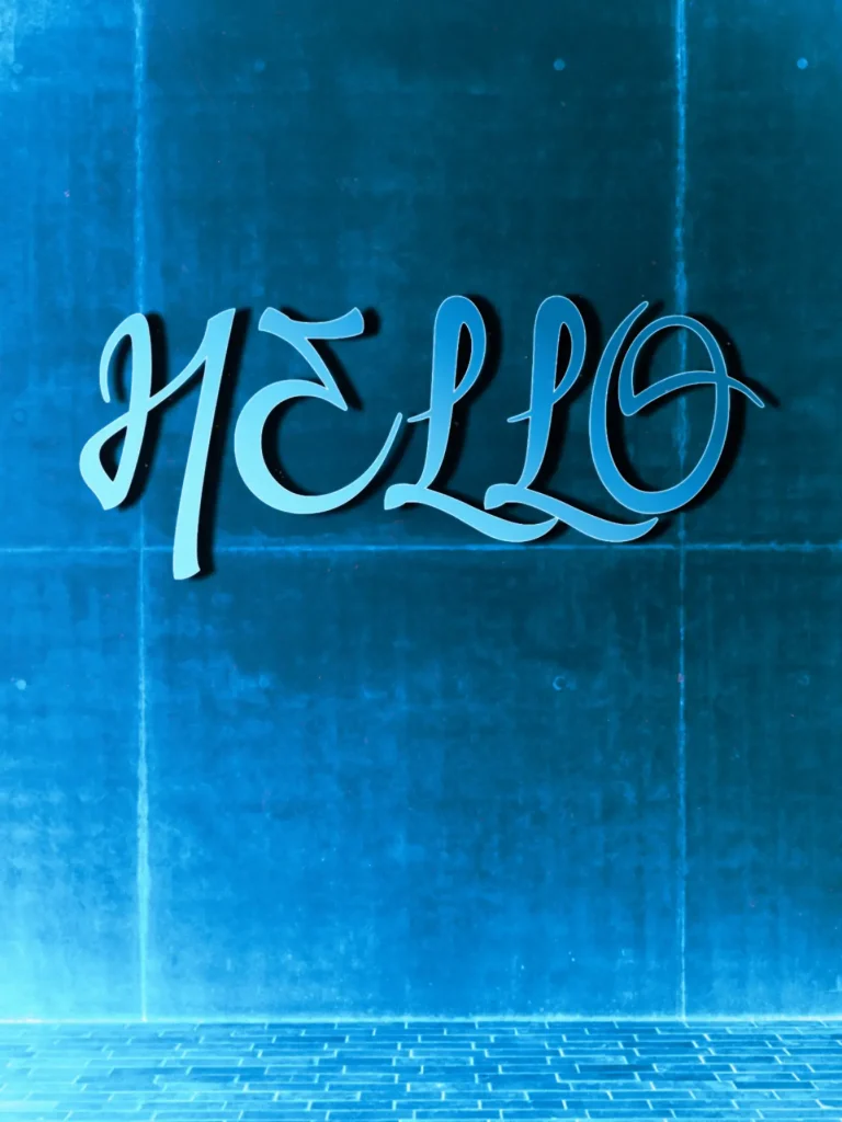 Hello text photo editing background download