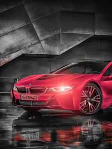 Read more about the article Red car background download