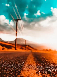 Blur road and sky background download