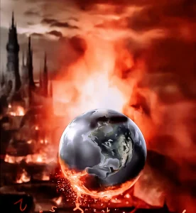 Read more about the article The earth on fire editing background hd download