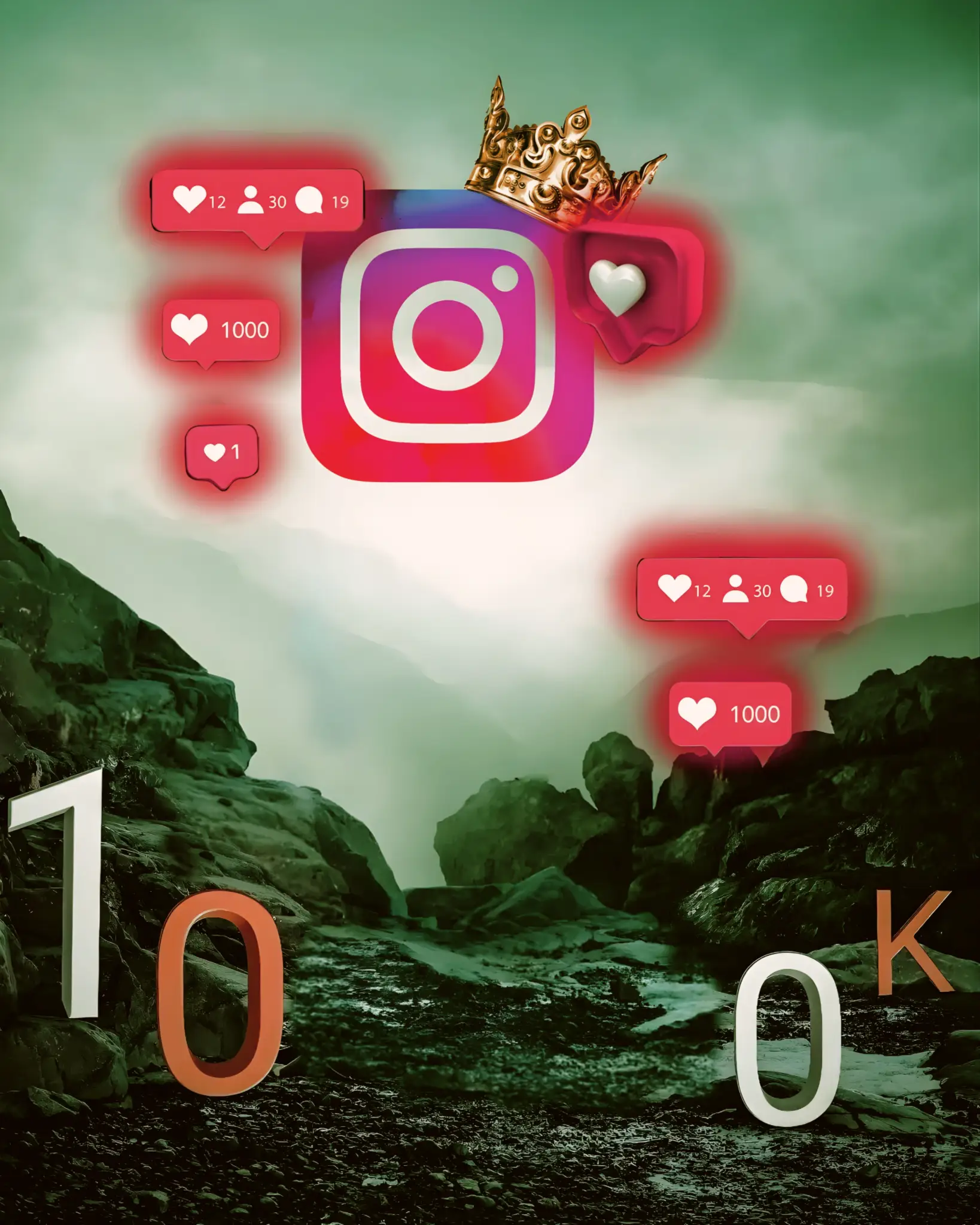 You are currently viewing 100k Instagram followers editing background