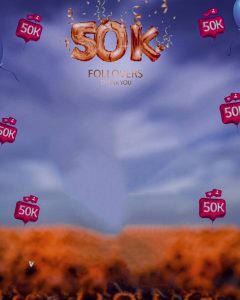50K followers editing background download hd free