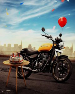 Birthday with bike image editing bakcground download for free