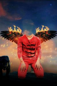 Read more about the article Faceless boy with wing editing background download