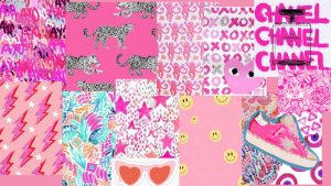 Read more about the article Pink preppy wallpaper collage
