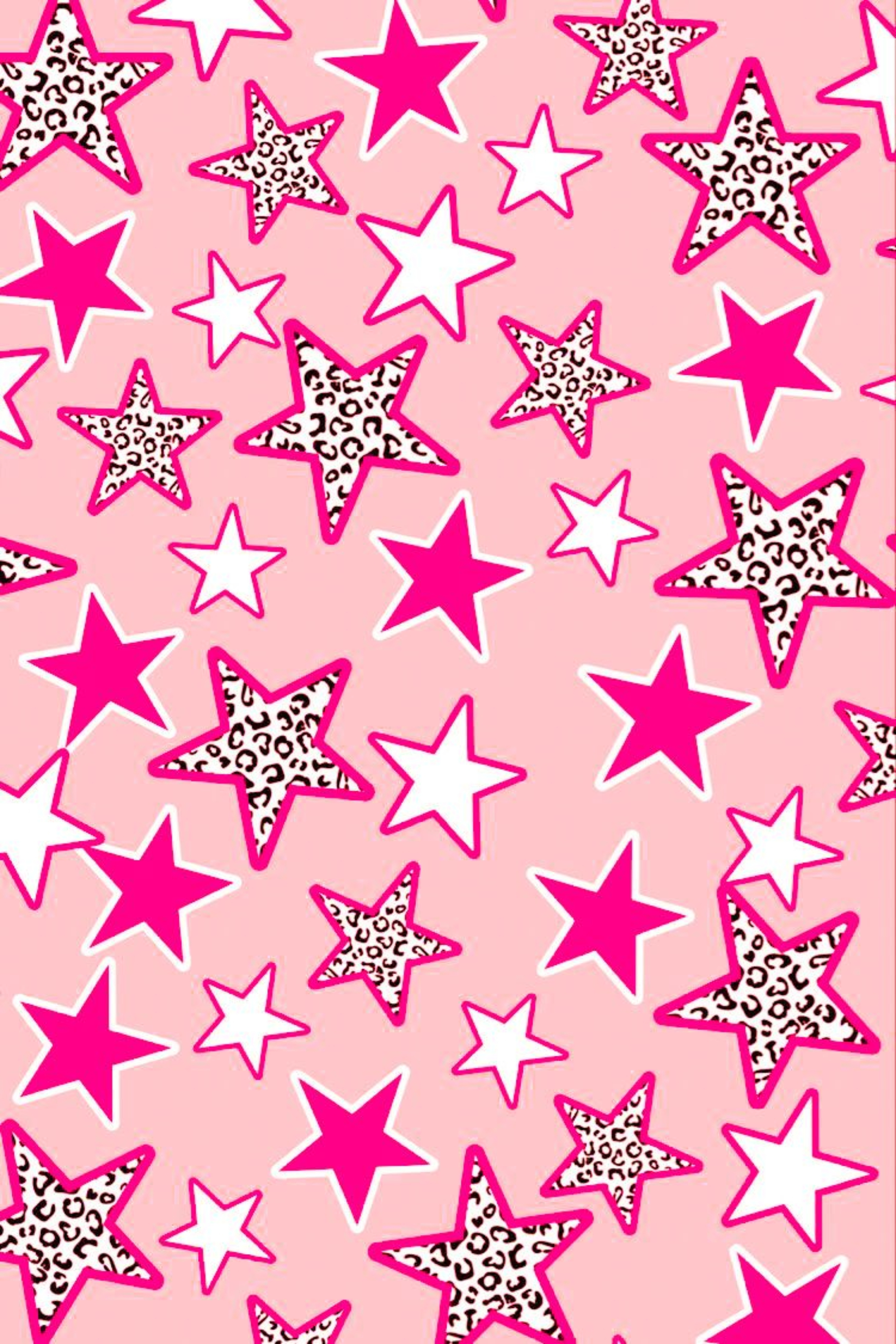 You are currently viewing Pink preppy wallpaper with stars