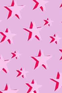 Read more about the article Pink preppy with star wallpaper