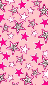 Read more about the article Preppy pink star wallpaper