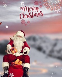 Santa editing background free download
