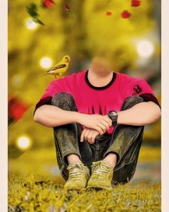 Read more about the article Sitting faceless boy image download free