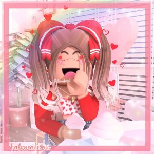 Read more about the article Valentines girl roblox preppy wallpaper