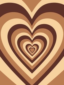 Read more about the article desktop wallpaper brown heart preppy heart